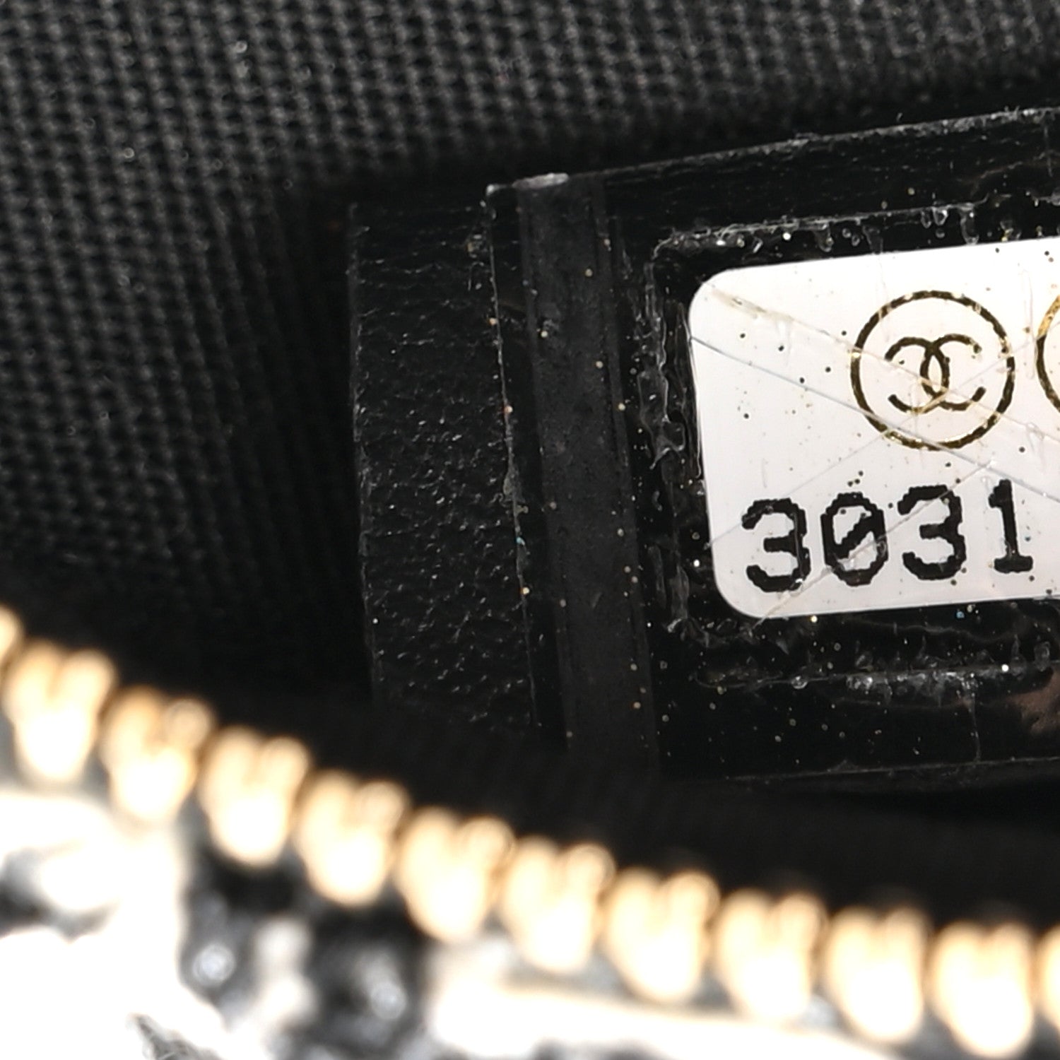 Chanel Tweed Quilted 19 Round Clutch With Chain Black White 7 of 10