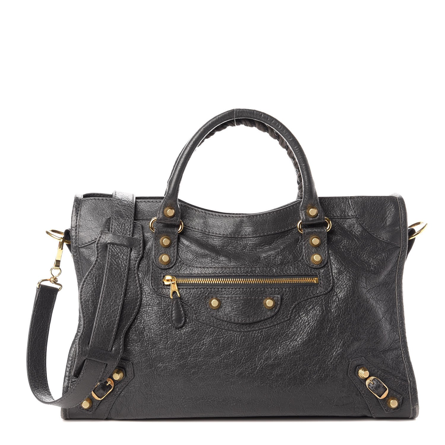 Balenciaga Agneau Giant 12 Gold Hardware City Gris Fossile 1 of 9