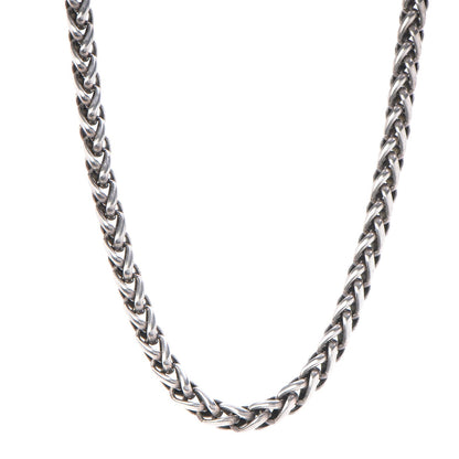 David Yurman Sterling Silver 14K Yellow Gold 8mm Wheat Chain Necklace 1 of 7