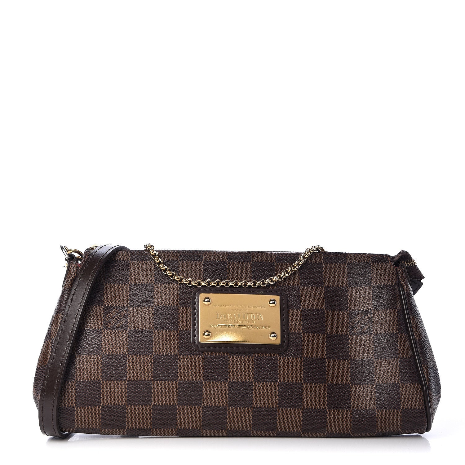 Louis Vuitton Damier Ebene Eva Clutch 1 of 10
