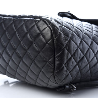 Chanel Lambskin Quilted Large Urban Spirit Backpack Black 7 of 8