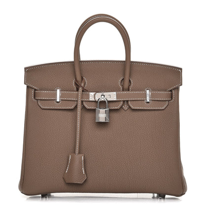 Hermes Togo Birkin 25 Etoupe 1 of 27