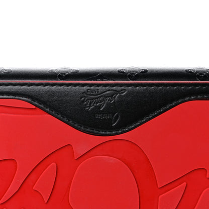 Christian Louboutin Perforated Calfskin Degrade Loubinthesky East West Cabata Tote Black Red 13 of 13