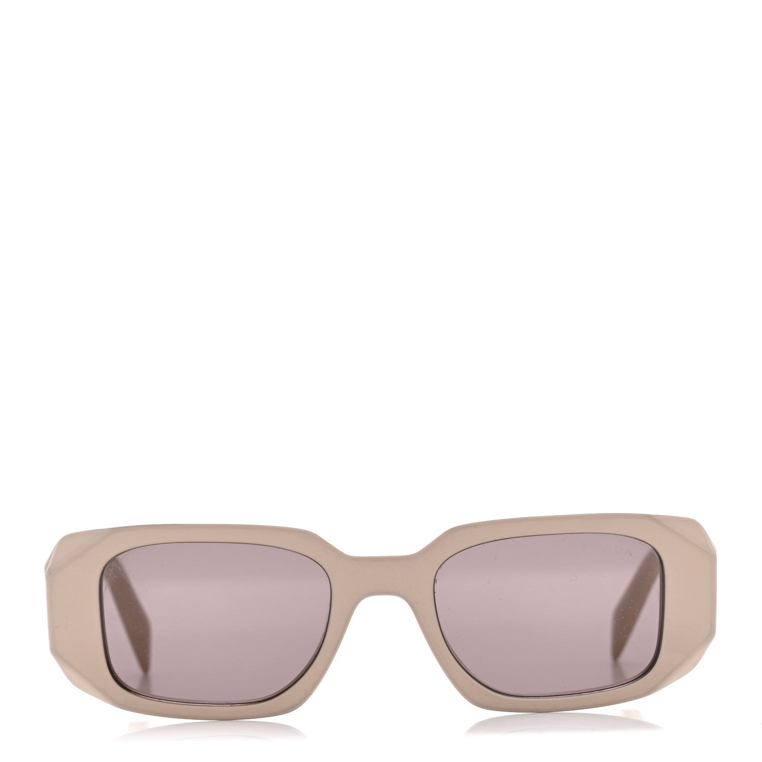 Prada Acetate Symbole Sunglasses SPR 17W Plum Beige 2 of 7