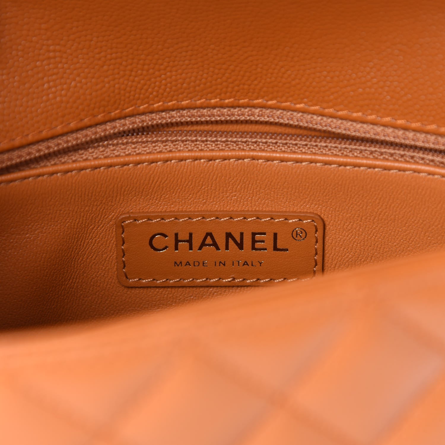 Chanel Caviar Quilted Mini Coco Handle Flap Light Brown 8 of 11