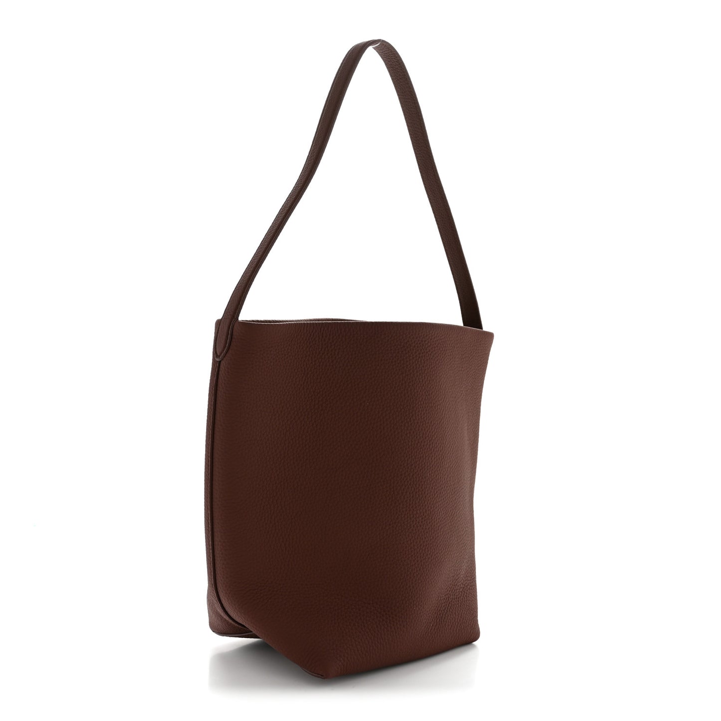Grained Calfskin Medium N/S Park Tote Cognac