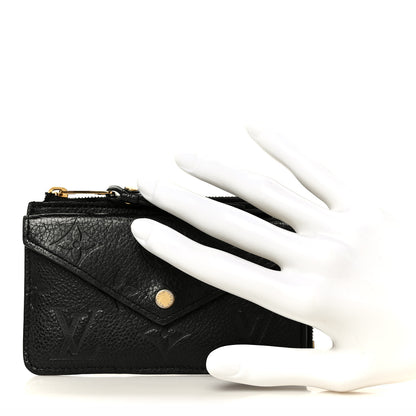 Louis Vuitton Empreinte Recto Verso Card Holder Black 2 of 8