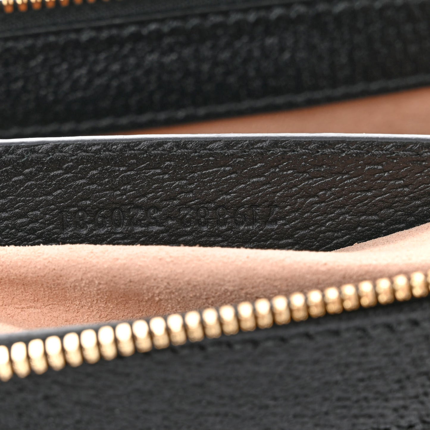 Textured Calfskin Web Small Ophidia Tote Bag Black