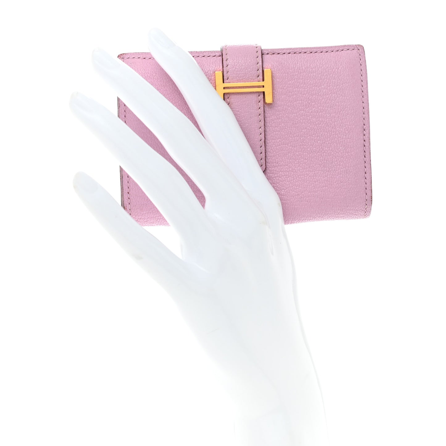 Chevre Mysore Bearn Mini Wallet Mauve Sylvestre