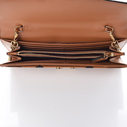 MCM Visetos Large Patricia Wallet On Chain Cognac 5 of 10