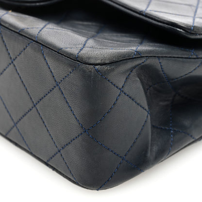 Chanel Lambskin Quilted Small Double Flap Navy 10 of 10