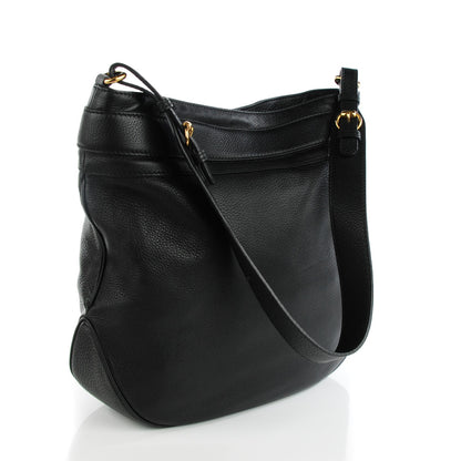 Gucci Calfskin Large Ride Shoulder Bag Black 3 of 7