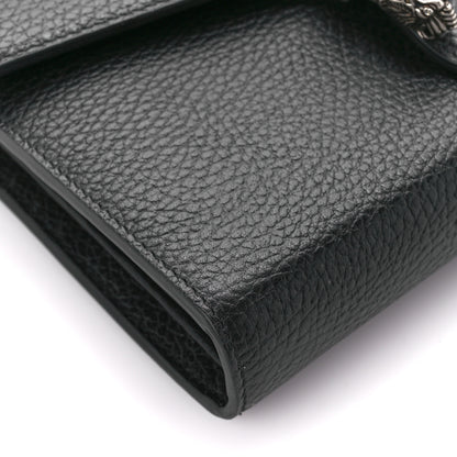 Gucci Calfskin Mini Dionysus Chain Wallet Black 10 of 12