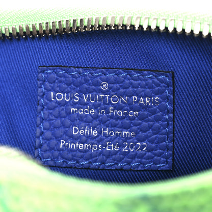 Louis Vuitton Taurillon Illusion Keepall XS Bleu Vert 6 of 10