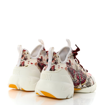Christian Dior Neoprene Rubber Champetre Print Womens D-Connect Sneakers 36 White Multicolor 4 of 9