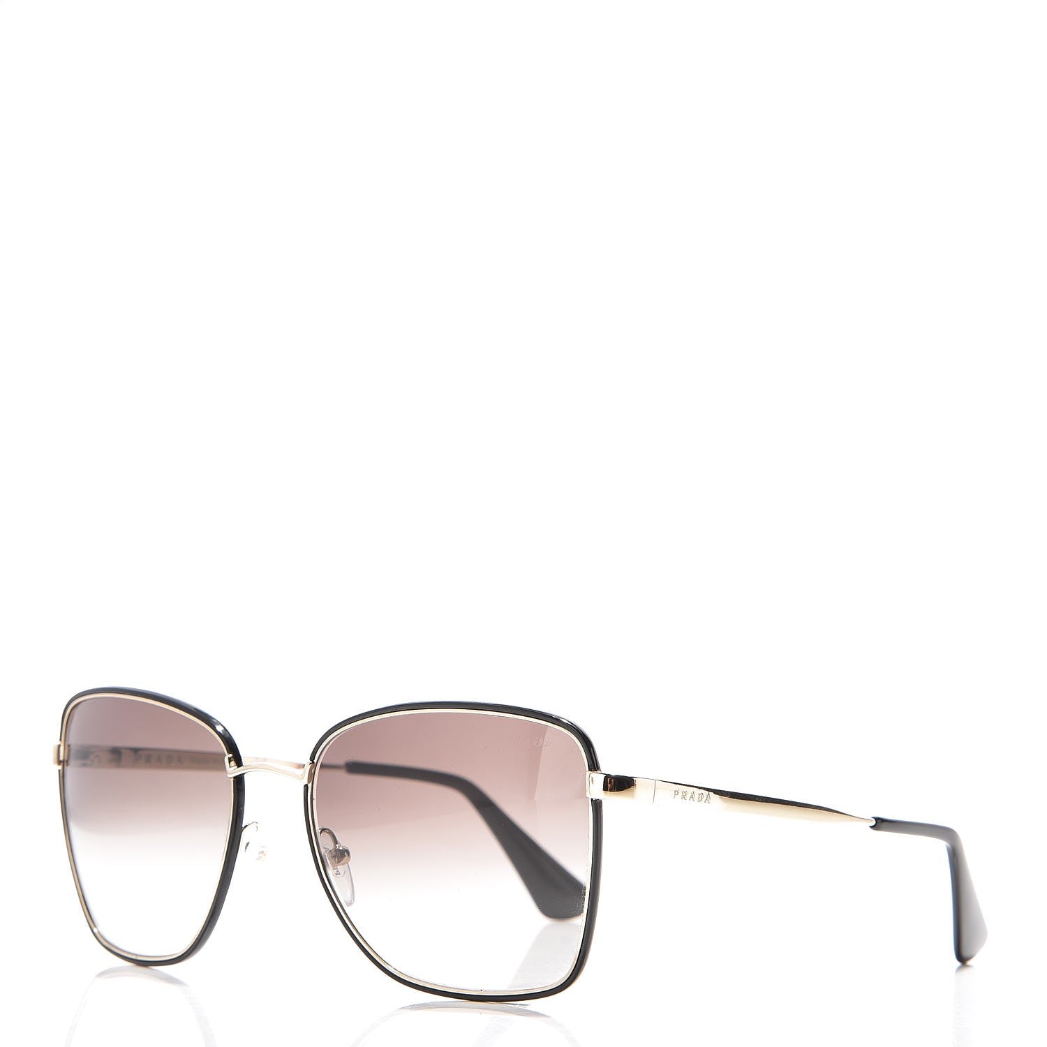 Prada Gradient Sunglasses SPR 52S Black 1 of 8