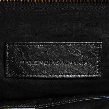 Balenciaga Agneau Classic Hardware Square Tote Black 6 of 13