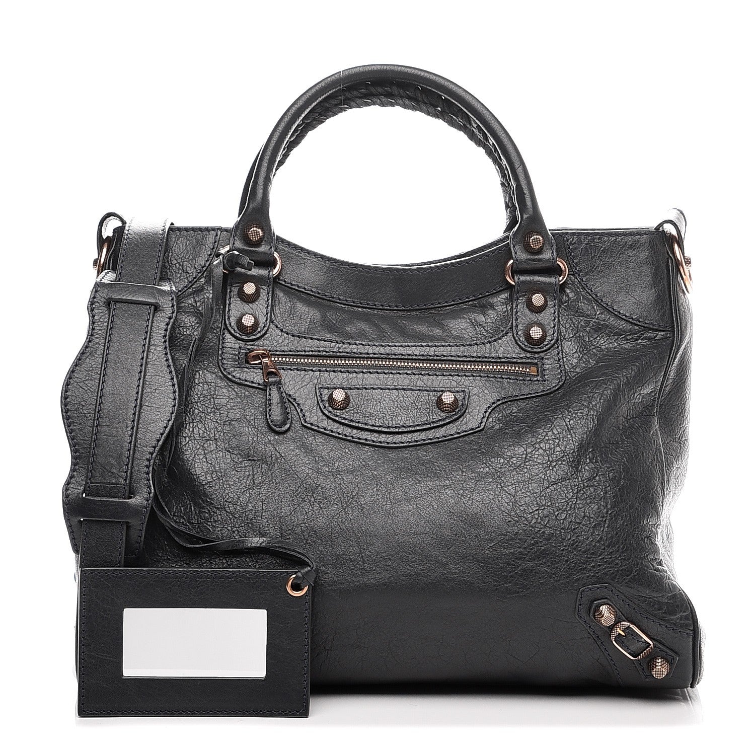 Balenciaga Agneau Giant 12 Rose Gold Hardware Velo Anthracite 1 of 9