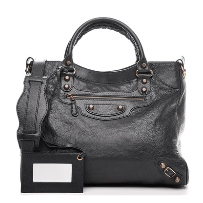 Balenciaga Agneau Giant 12 Rose Gold Hardware Velo Anthracite 1 of 9