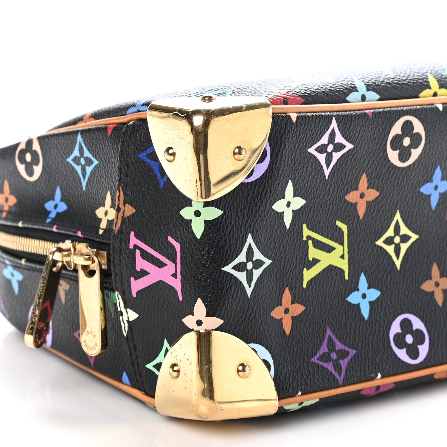 Louis Vuitton Monogram Multicolor Trouville Black 8 of 9