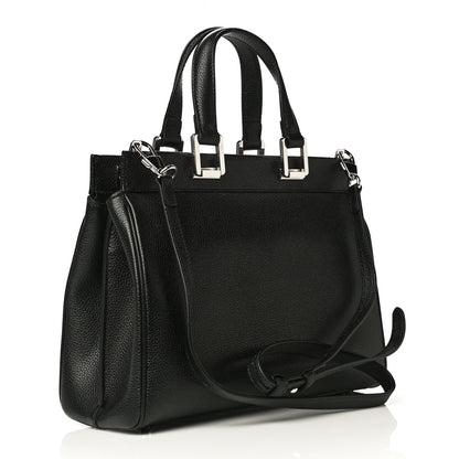Gucci Grainy Calfskin Small Zumi Top Handle Bag Black 3 of 11