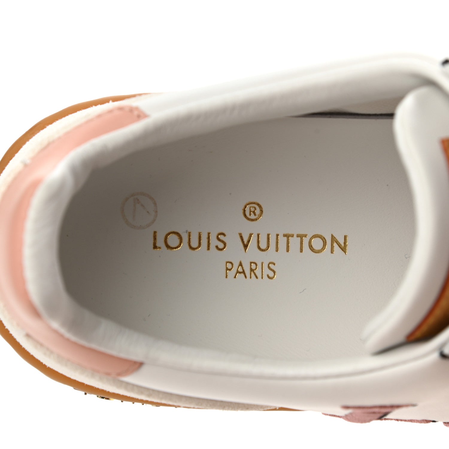 Louis Vuitton Calfskin Frontrow Sneakers 35 Rose Clair 7 of 8