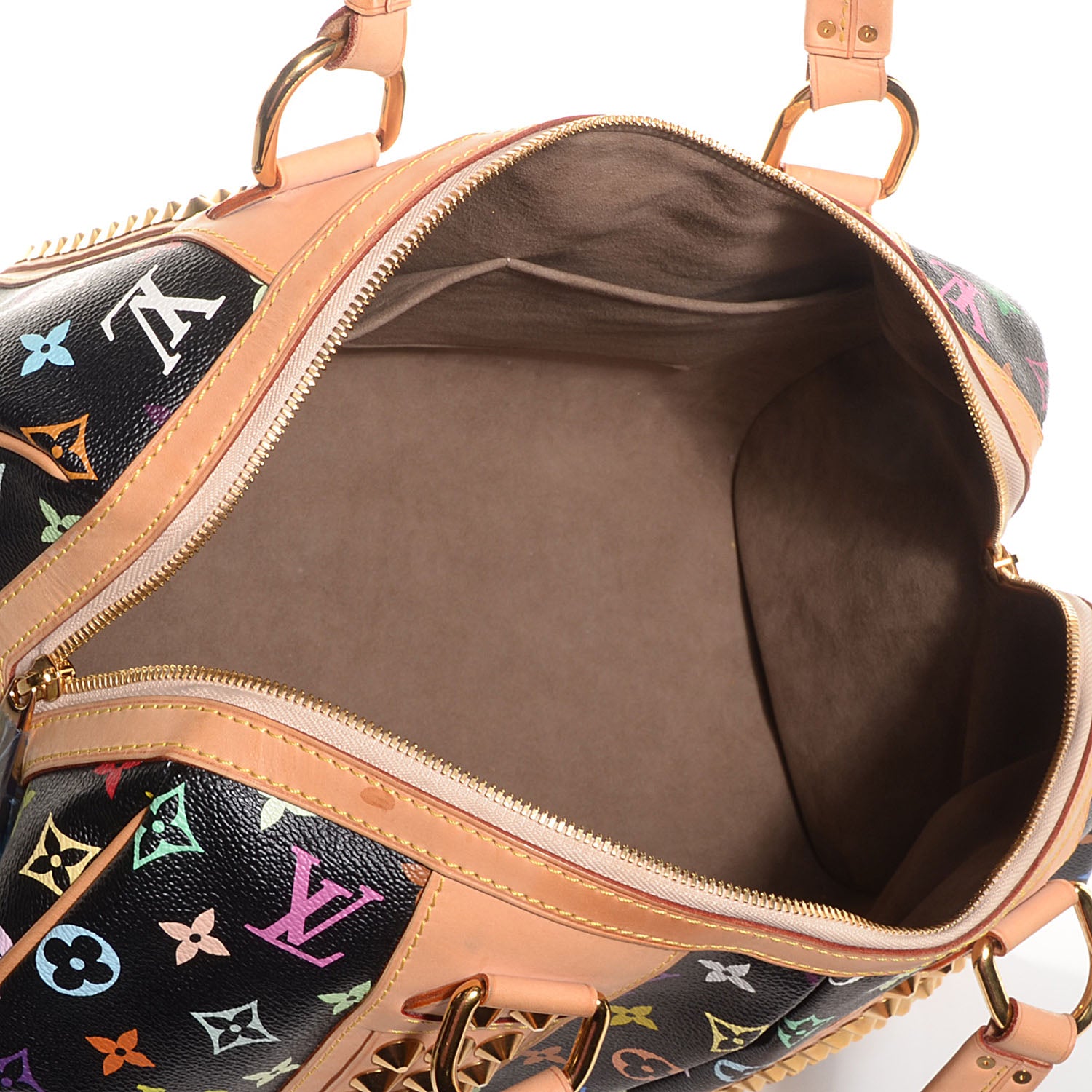 Louis Vuitton Monogram Multicolor Courtney GM Black 5 of 7