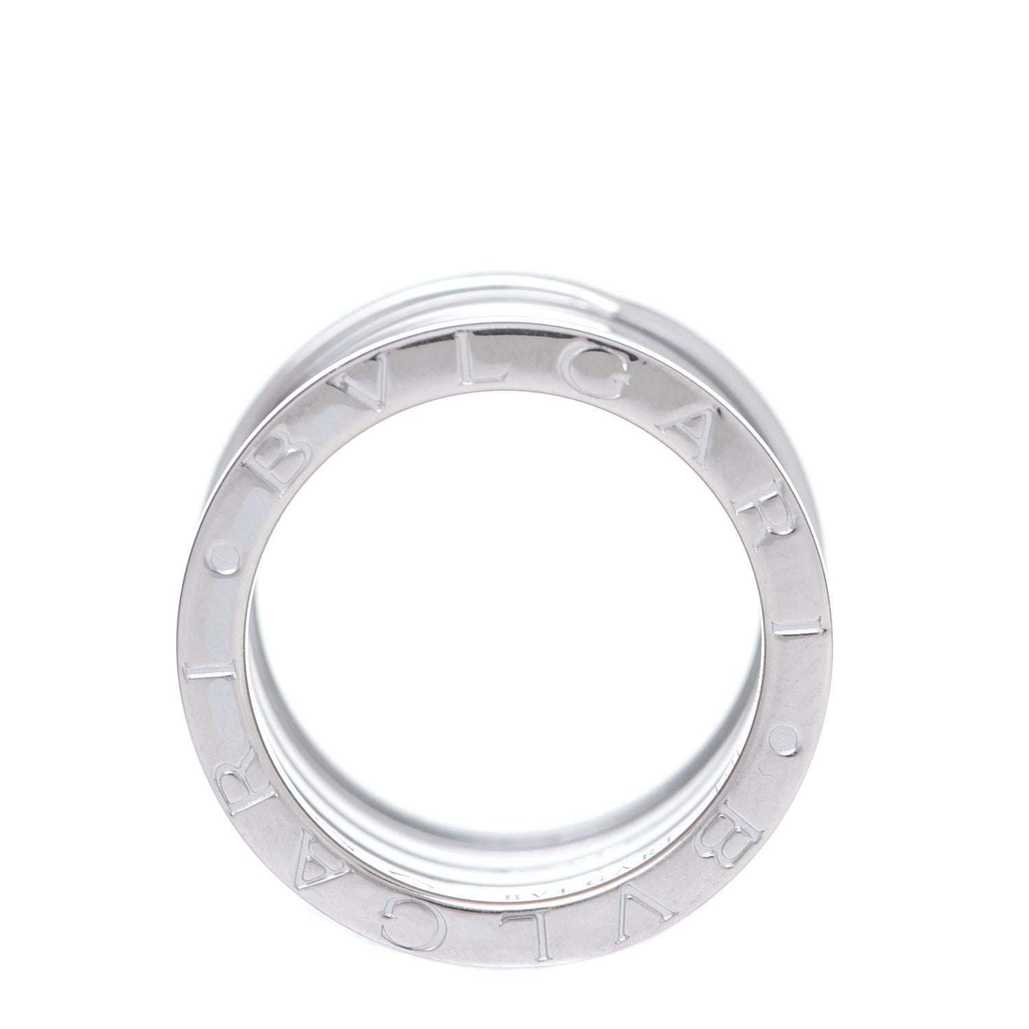 Bulgari 18K White Gold B.Zero1 Five-Band Ring 51 5.75 4 of 8
