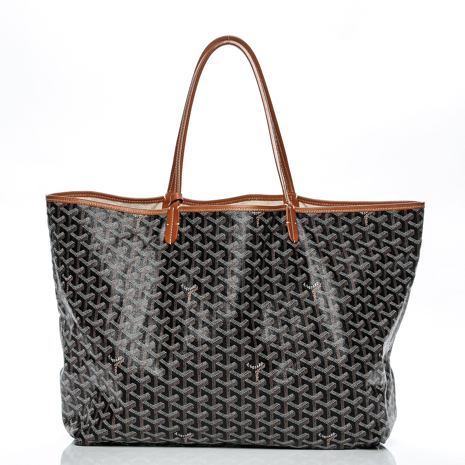 Goyard Goyardine Saint Louis GM Black Gold 3 of 10