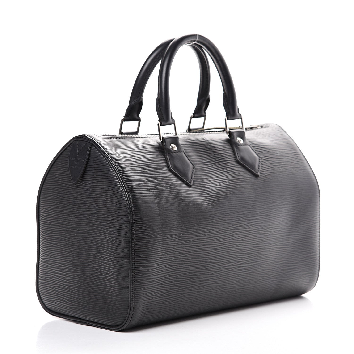 Louis Vuitton Epi Speedy 25 Black 2 of 14