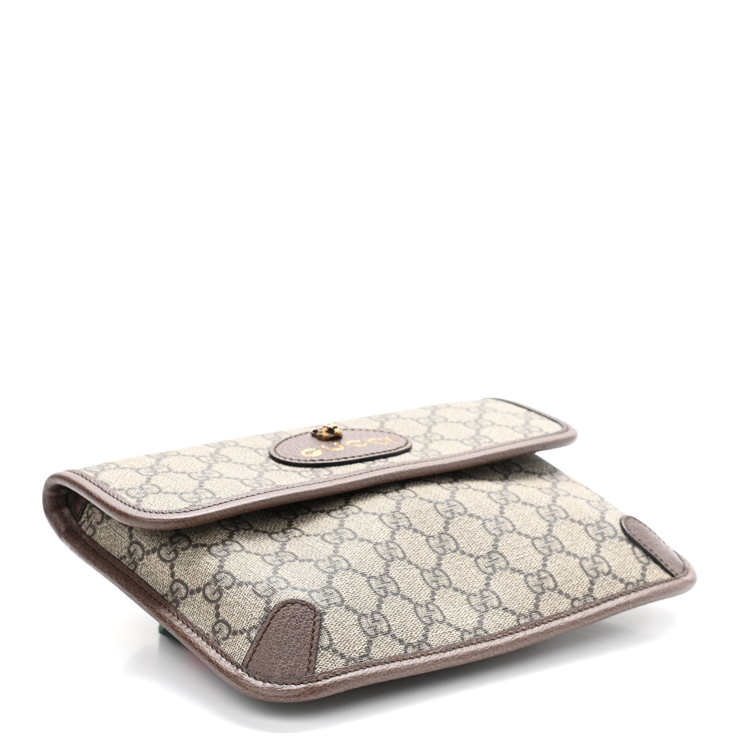 Gucci GG Supreme Monogram Neo Vintage Web Belt Bag Brown 4 of 9