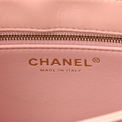 Chanel Lambskin Quilted Small Trendy Chain CC Flap Dual Handle Bag Light Pink 6 of 13