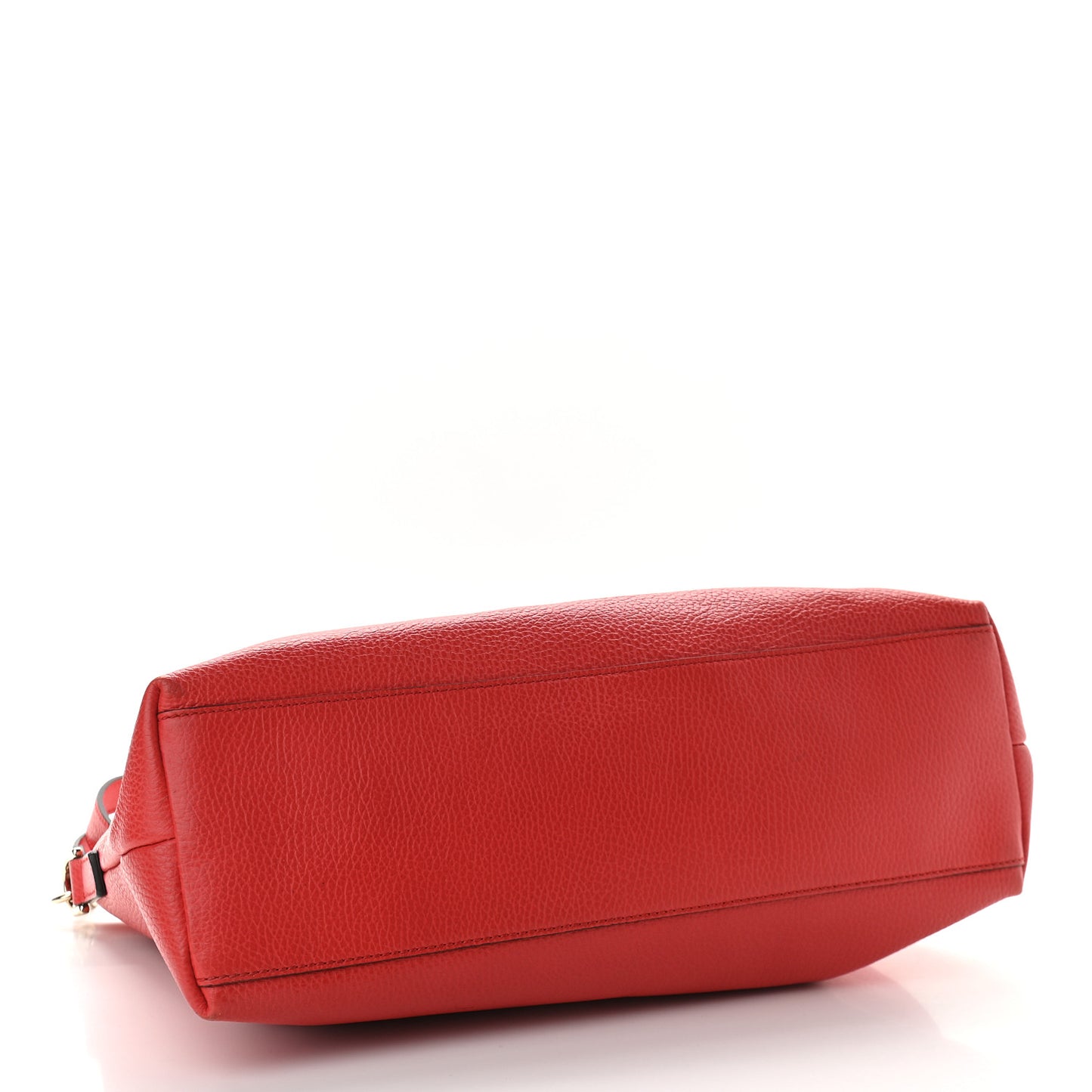 Calfskin Bamboo Tassel Top Handle Tote Red