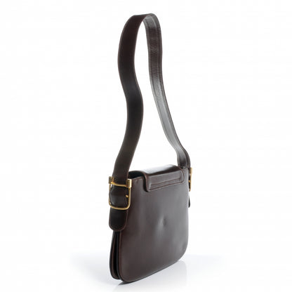Gucci Calfskin 1973 Shoulder Bag Brown 3 of 6