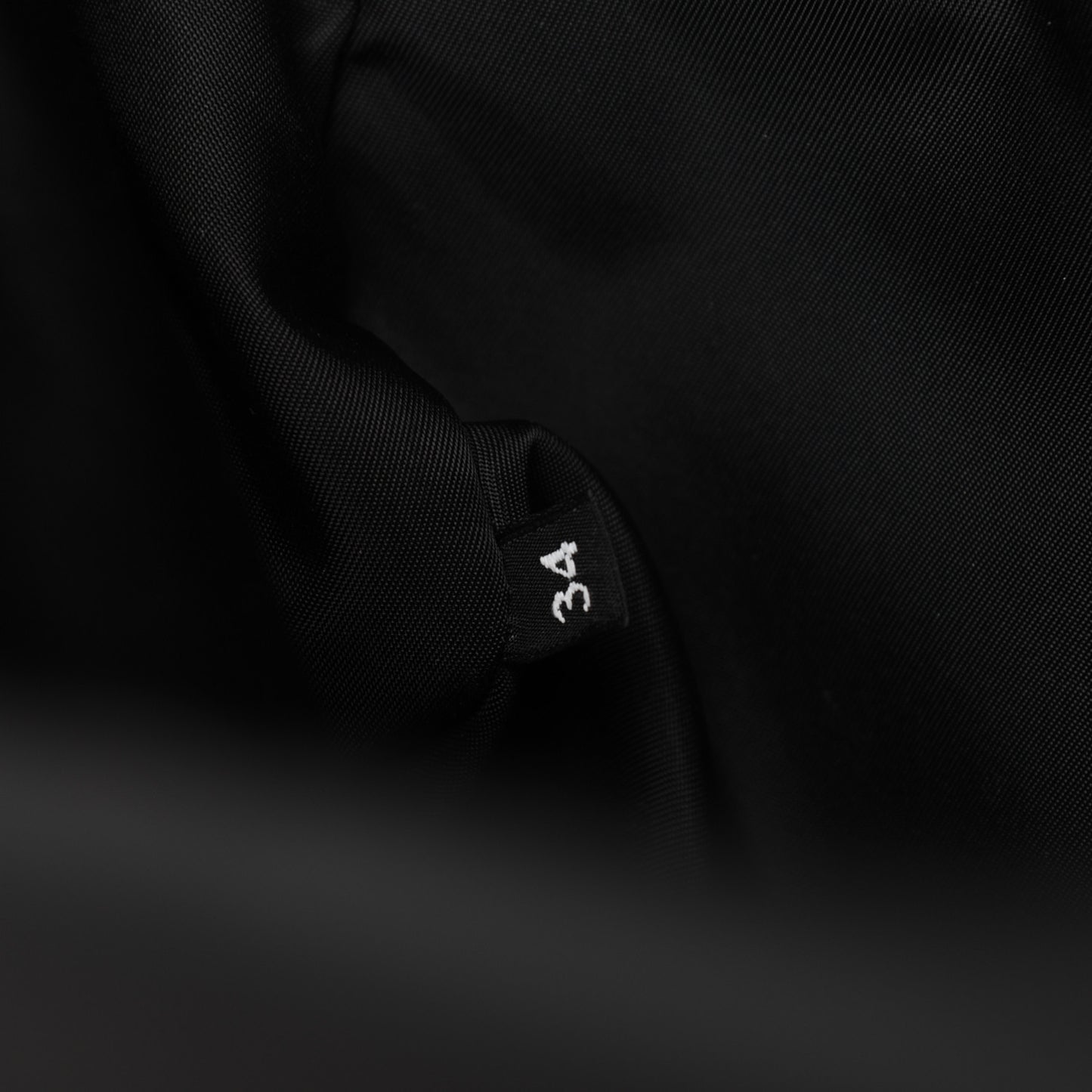 Calfskin Coated Canvas Vulcano Backpack Black