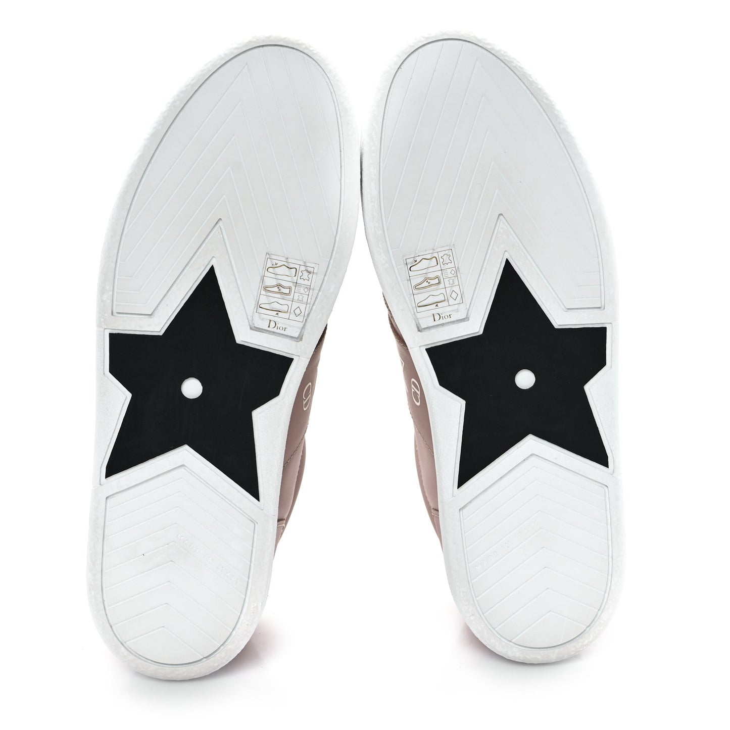 Calfskin Dior Star Ors Low Top Sneakers 36.5 Nude