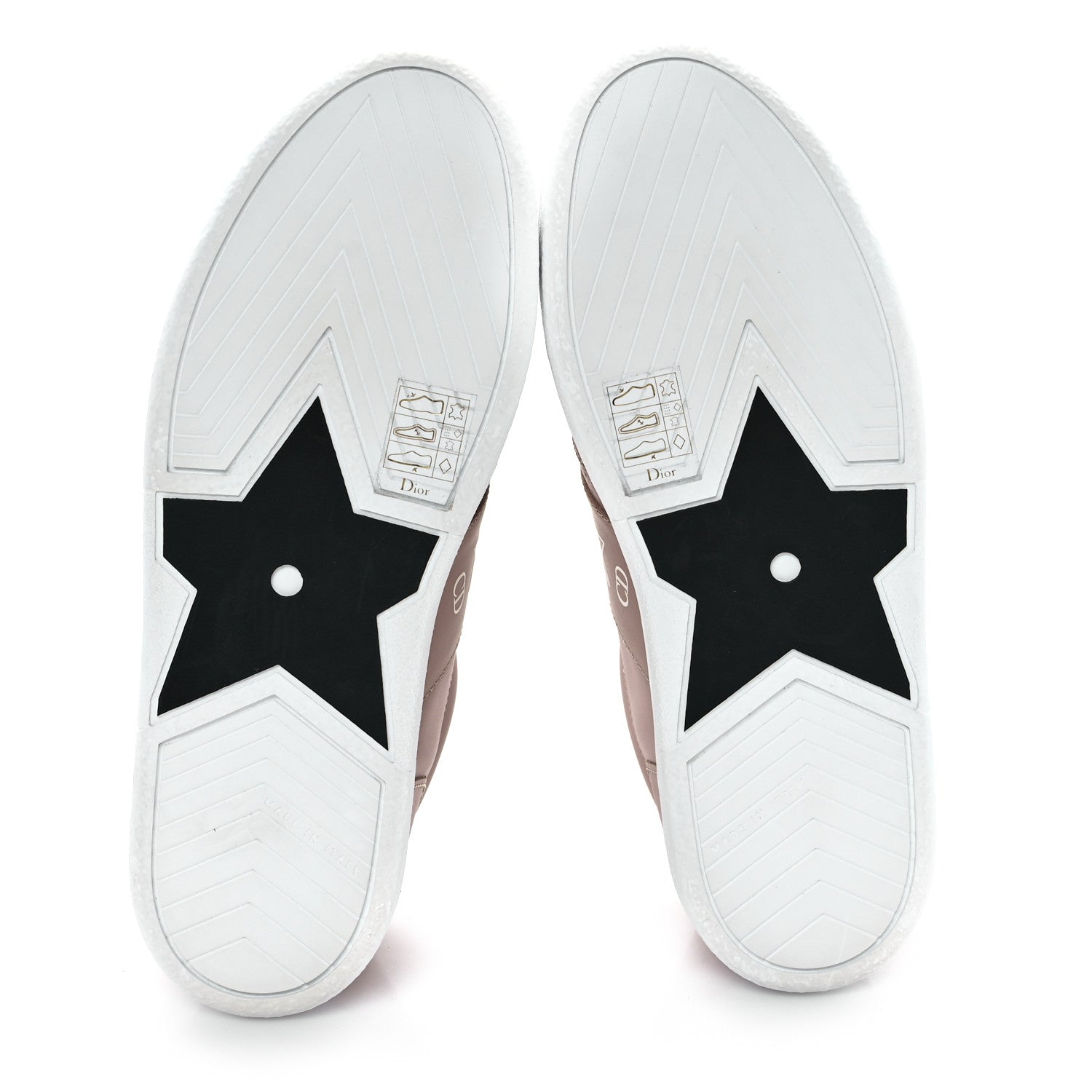 Christian Dior Calfskin Dior Star Ors Low Top Sneakers 36.5 Nude 6 of 10