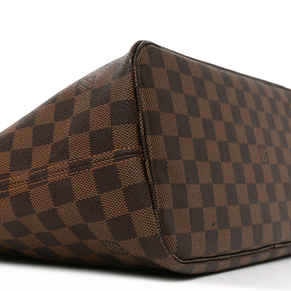 Louis Vuitton Damier Ebene Neo Neverfull MM Rose Ballerine 9 of 10