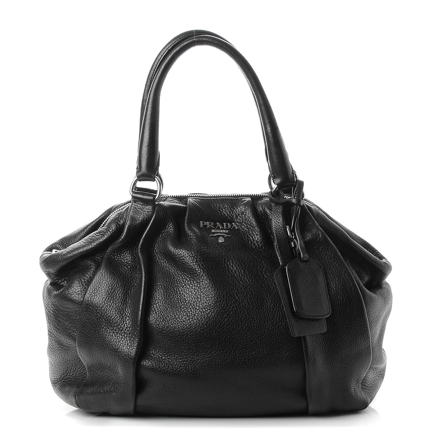 Prada Cervo Antik Bauletto Black 1 of 15