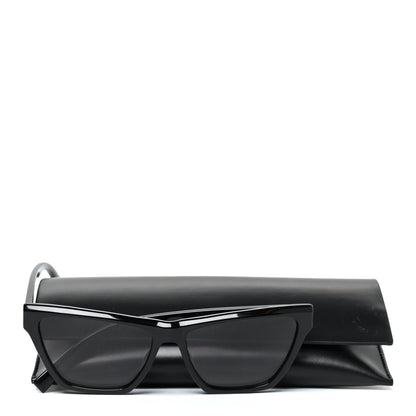 Saint Laurent New Wave SLM103 Kate Cat Eye Sunglasses Black 8 of 8