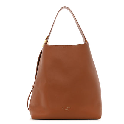 Louis Vuitton Grained Calfskin Low Key Hobo MM Cognac 1 of 11