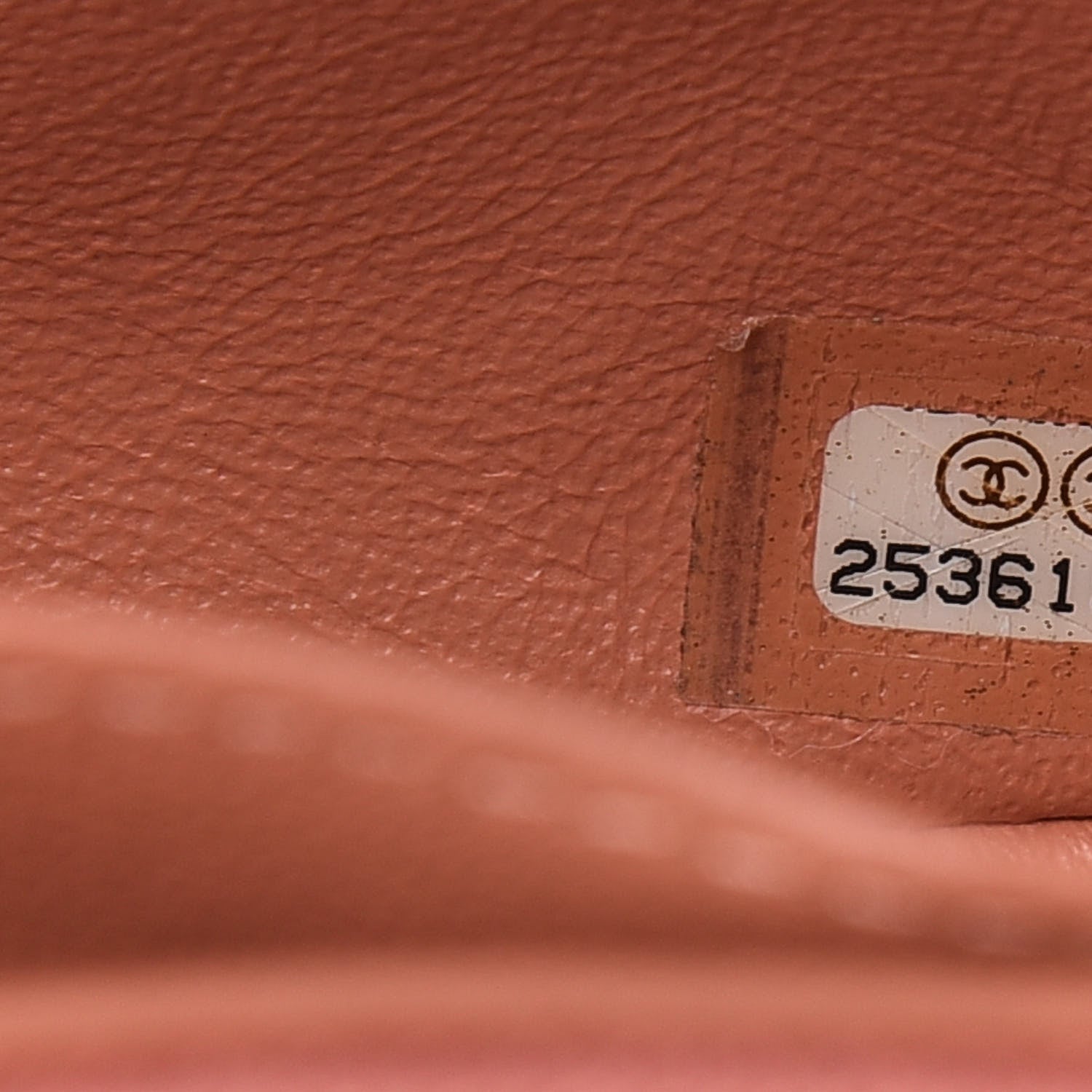 Chanel Lambskin Quilted Mini Square Flap Dark Beige 9 of 11