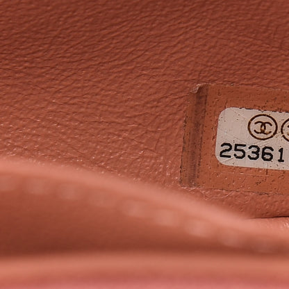 Chanel Lambskin Quilted Mini Square Flap Dark Beige 9 of 11