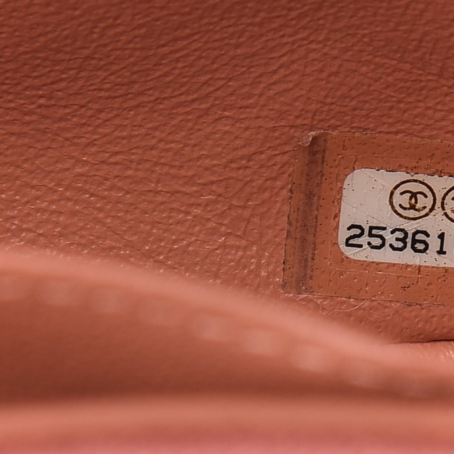 Lambskin Quilted Mini Square Flap Dark Beige