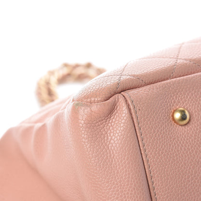 Chanel Caviar Quilted Grand Timeless Tote GTT Pink 24 of 27