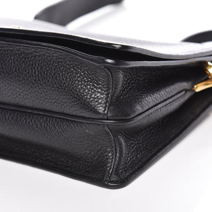 Prada Vitello Daino Flap Crossbody Black 6 of 9