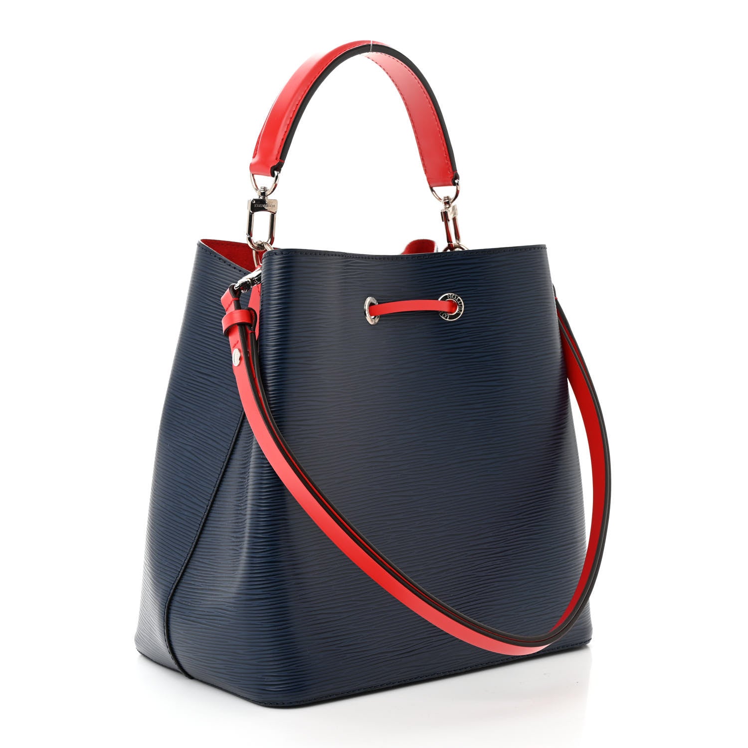 Louis Vuitton Epi Neonoe Indigo Coquelicot 3 of 10