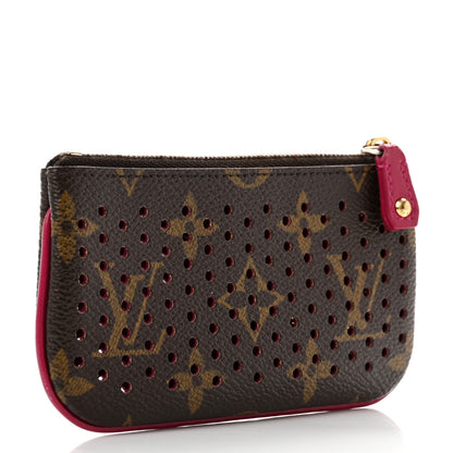 Louis Vuitton Monogram Perforated Key Pouch Fuchsia 3 of 6
