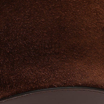 Khaite Suede Calfskin Mini Lotus Tote Coffee 6 of 9