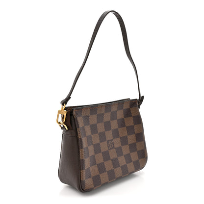 Louis Vuitton Damier Ebene Trousse Make Up Bag Pochette 3 of 11